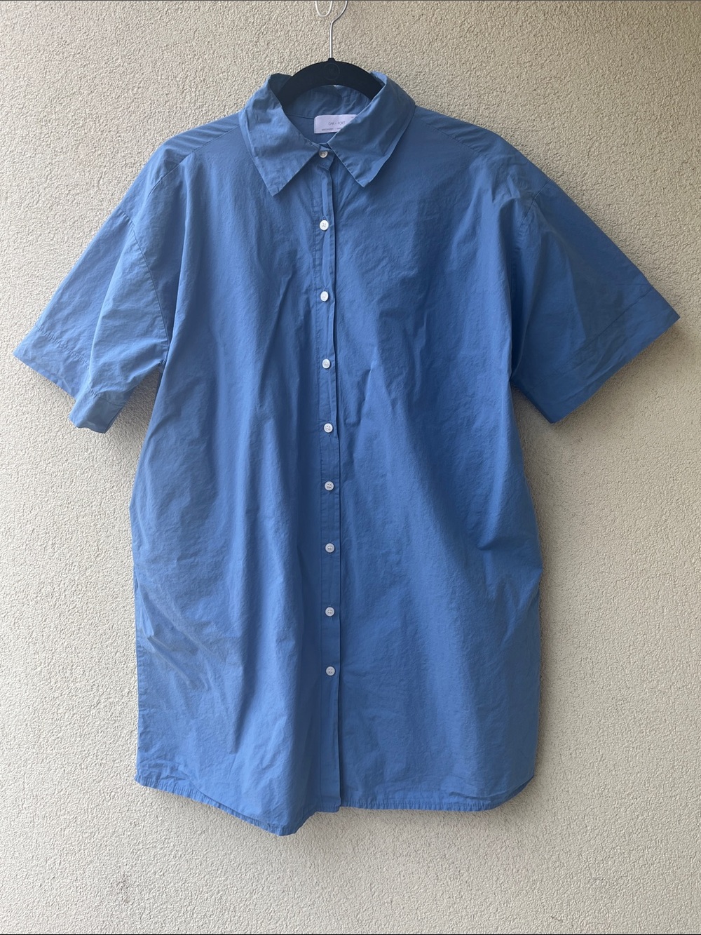 Oak + Fort Cotton Poplin Shirt Dress - Picture 2 of 8
